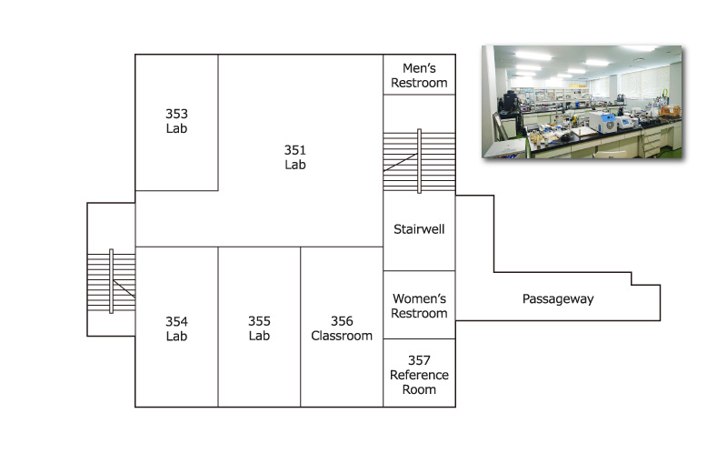 Research Building 3F Floor Map