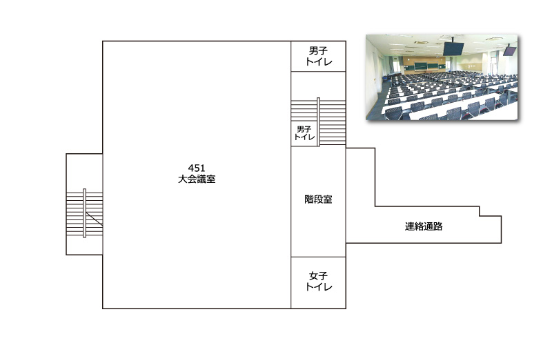 研究棟4階 フロアマップ